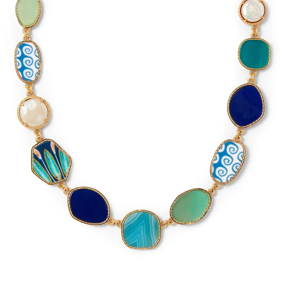 The Metropolitan Museum of Art Necklaces*Ancient Mixed Motifs Glass Statement Necklace