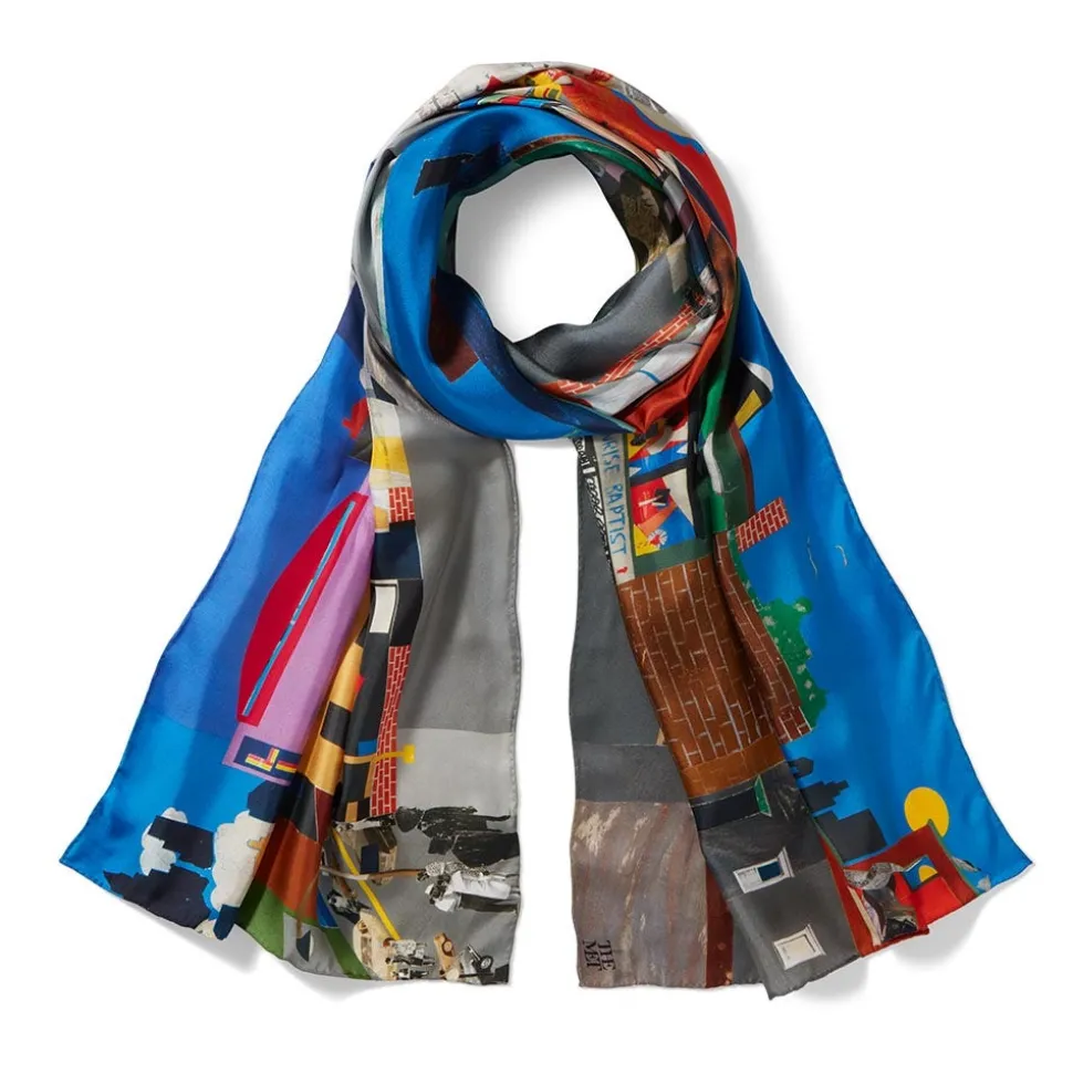 The Metropolitan Museum of Art Scarves & Wraps*Bearden The Block Oblong Silk Scarf