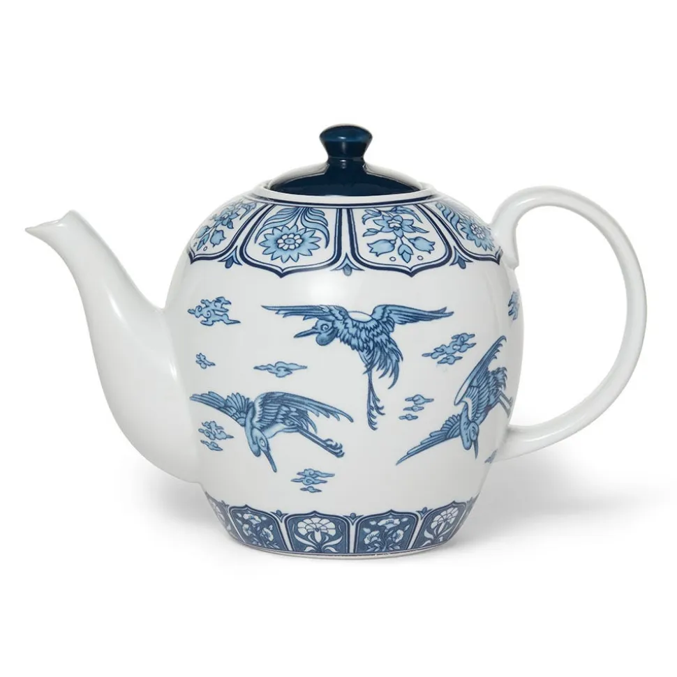 The Metropolitan Museum of Art Tableware*Blue & White Cranes Teapot