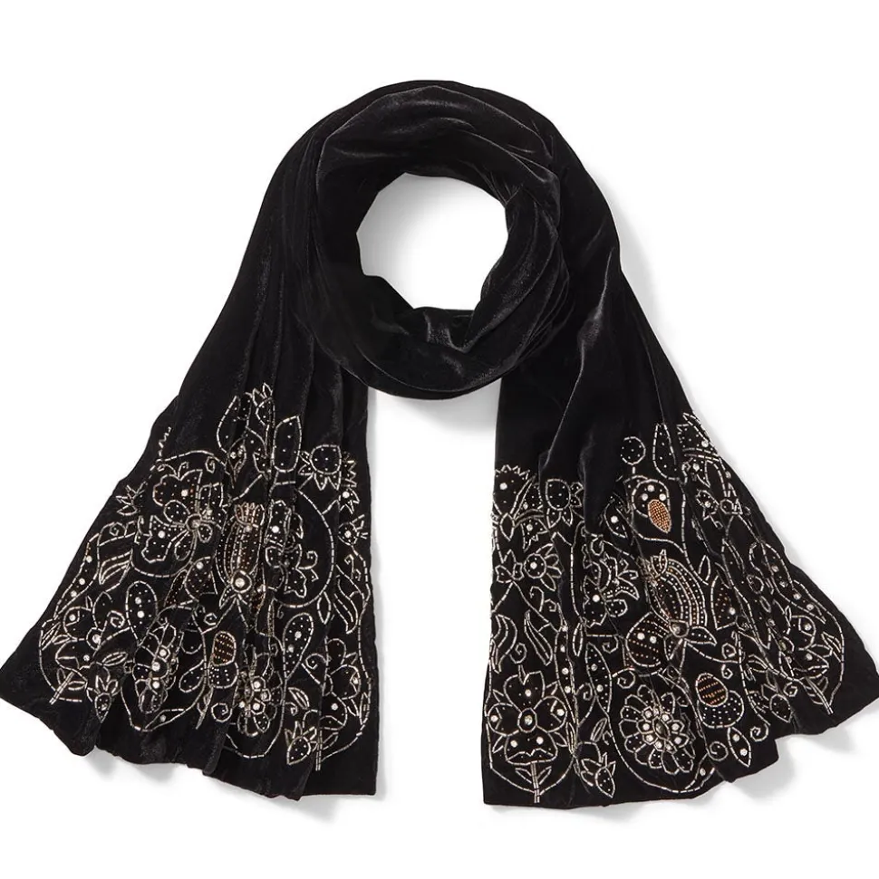 The Metropolitan Museum of Art Scarves & Wraps*British Floral Beaded Scarf