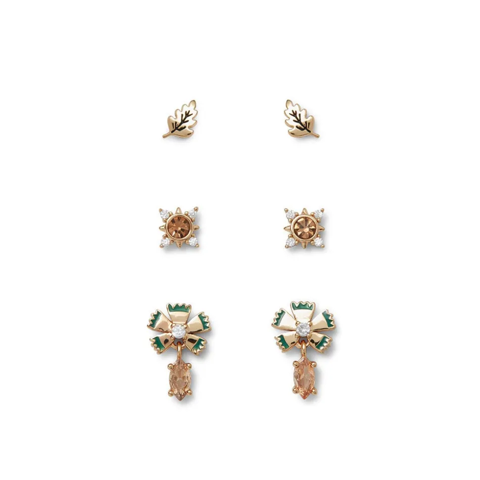 The Metropolitan Museum of Art Earrings*British Tree Of Life Flora And Stars Stud Earring Set