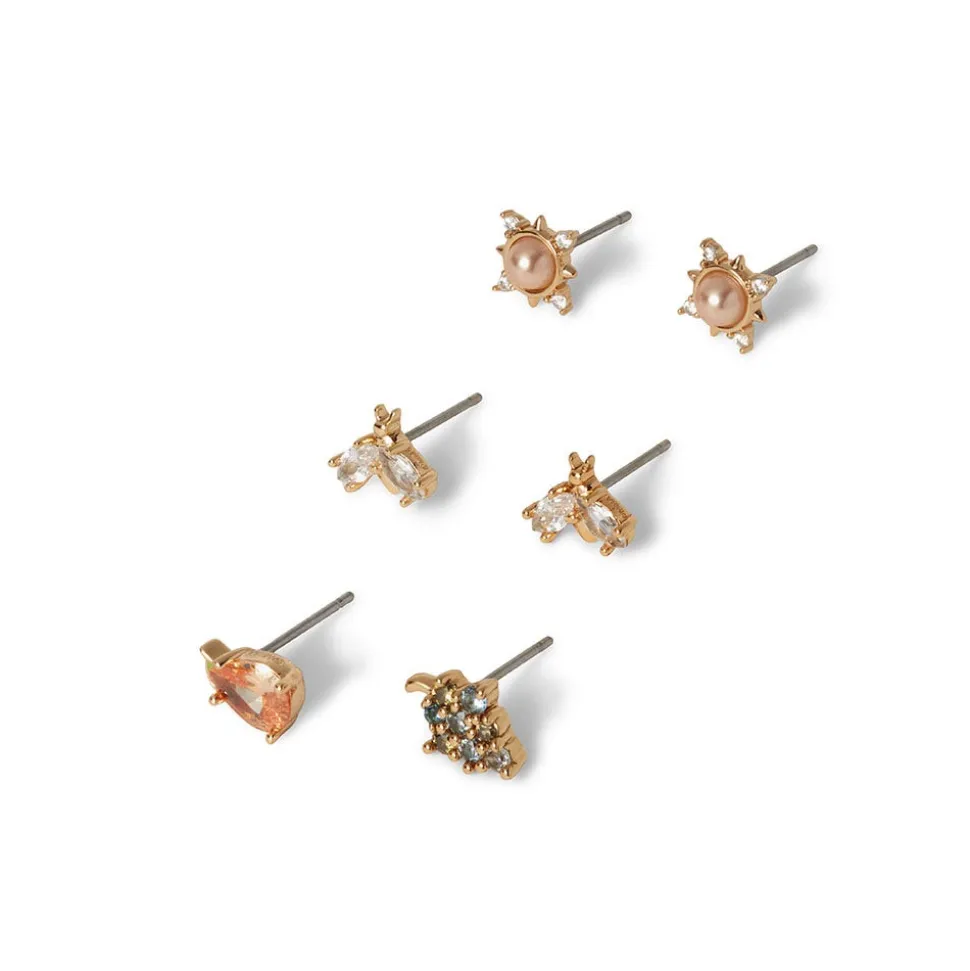 The Metropolitan Museum of Art Earrings*British Tree Of Life Fruit, Insects, And Stars Stud Earring Set