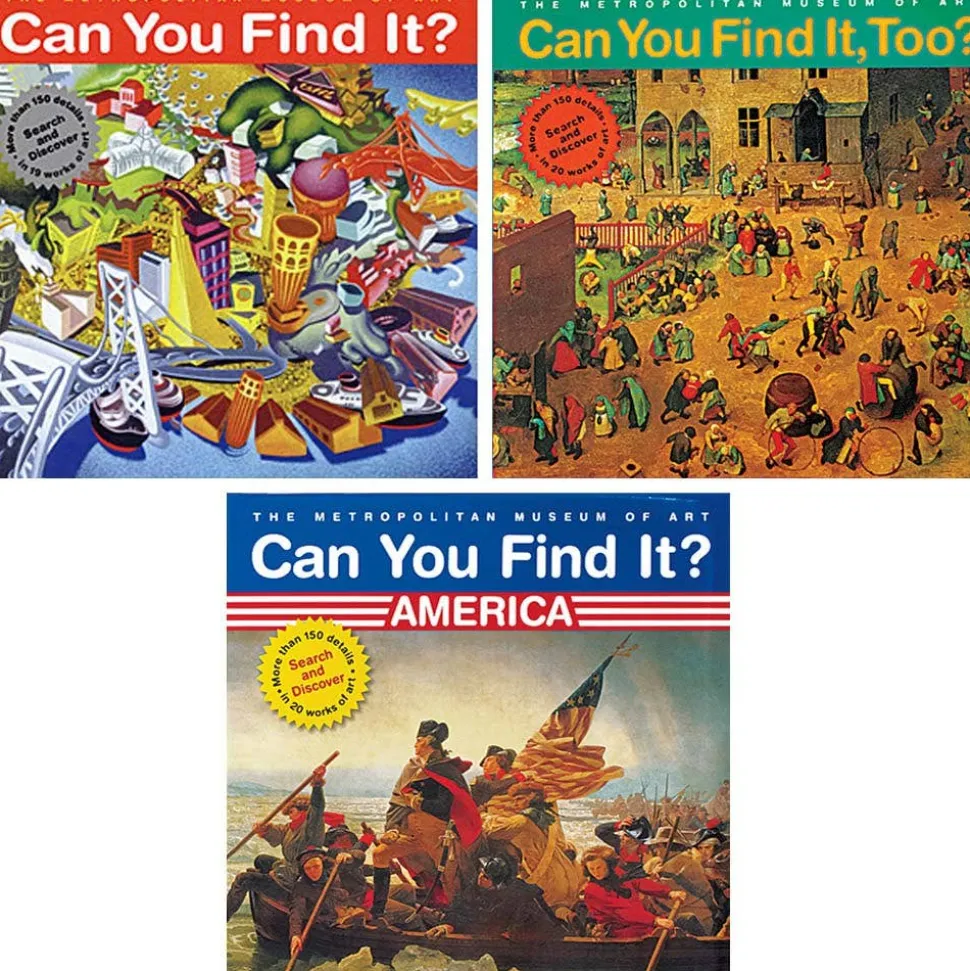 The Metropolitan Museum of Art Kids' Books*Can You Find It? America, Can You Find It?, And Can You Find It, Too? Set
