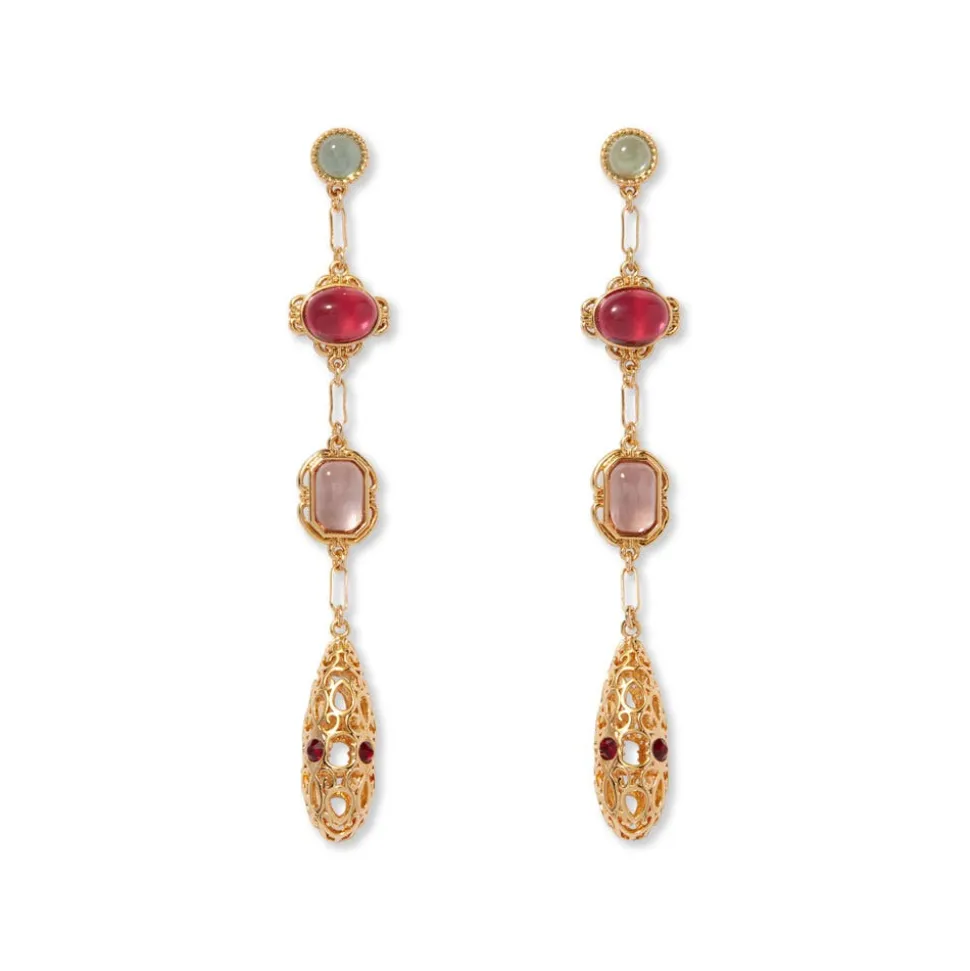 The Metropolitan Museum of Art Earrings*Cascading Gems Drop Earrings