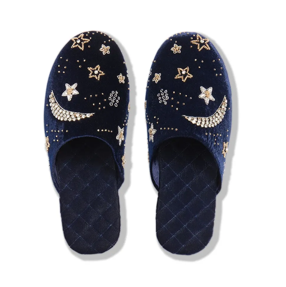 The Metropolitan Museum of Art Small Accessories*Celestial Beaded Slippers