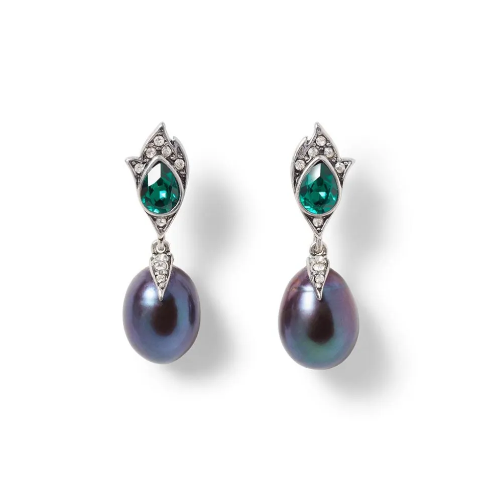 The Metropolitan Museum of Art Earrings*Chelsea Peacock Pearl Drop Earrings