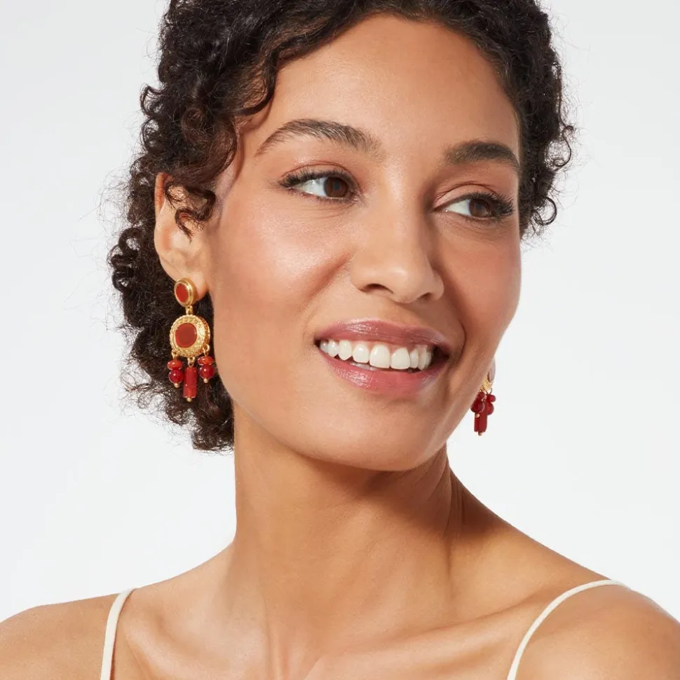 The Metropolitan Museum of Art Earrings*Classical Carnelian Chandelier Earrings