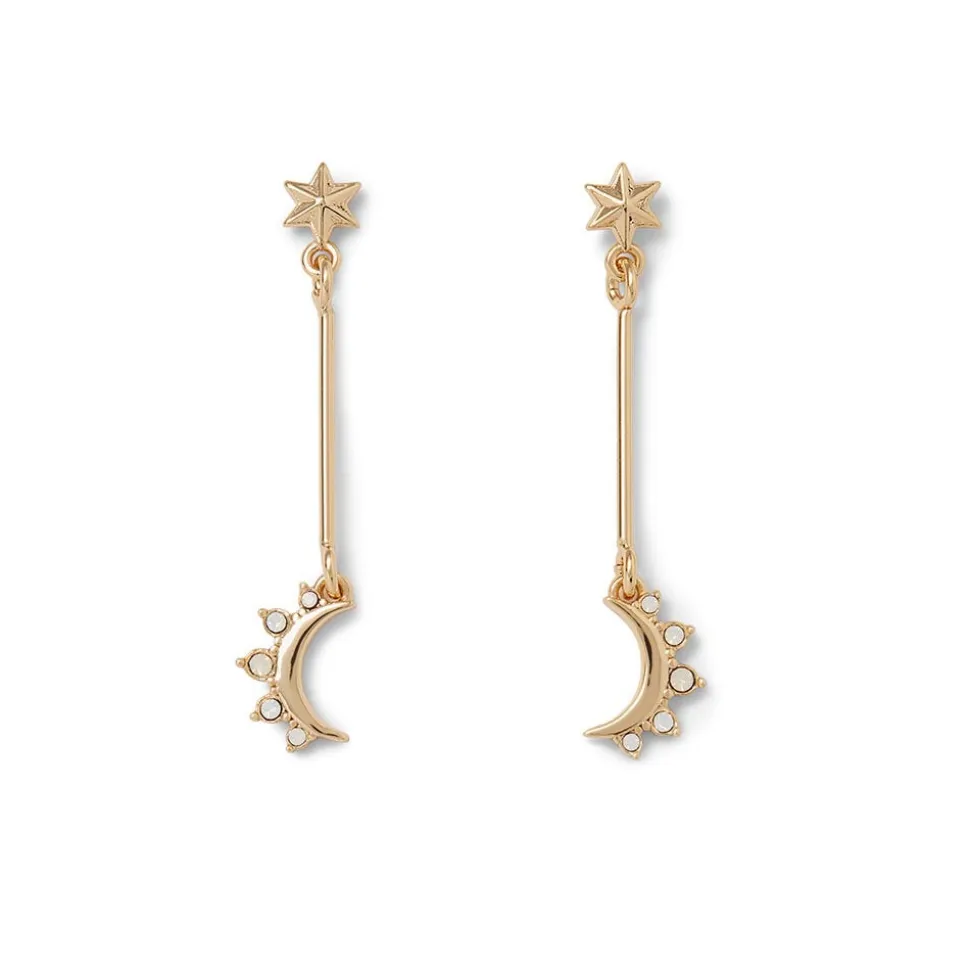 The Metropolitan Museum of Art Earrings*Crescent Moon Drop Earrings