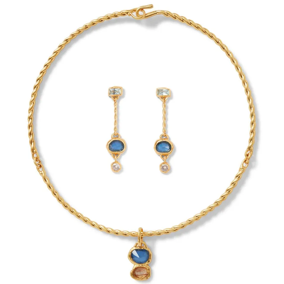 The Metropolitan Museum of Art Jewelry Sets*Cypriot Twist Collar Necklace And Triple-Drop Earrings Set