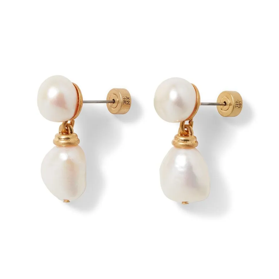 The Metropolitan Museum of Art Earrings*Cypriot Twist Pearl Double-Drop Earrings