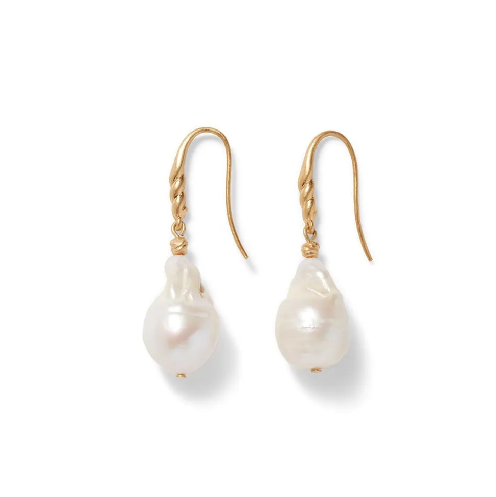 The Metropolitan Museum of Art Earrings*Cypriot Twist Pearl Drop Earrings