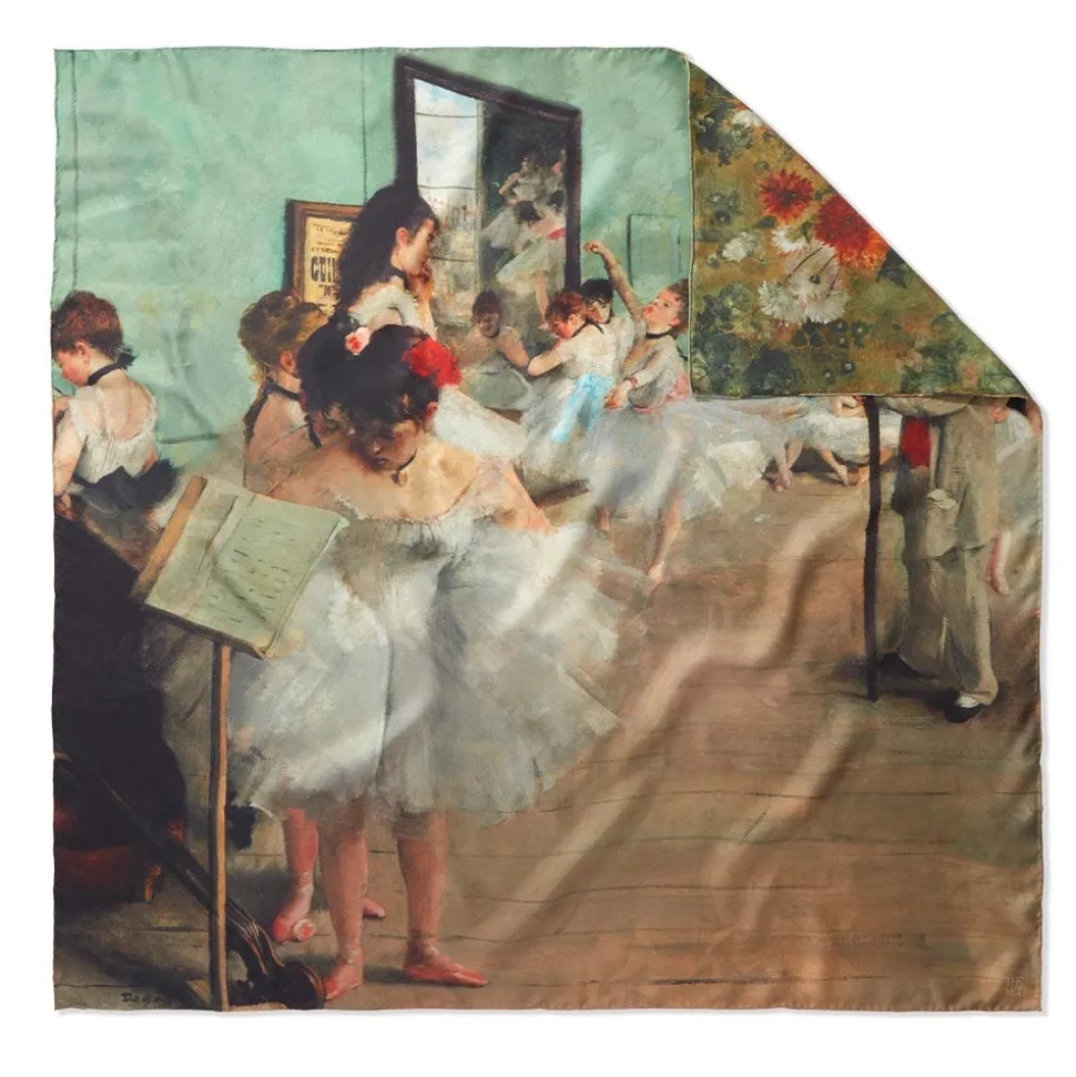 The Metropolitan Museum of Art Scarves & Wraps*Degas Impressions Double-Sided Square Silk Scarf