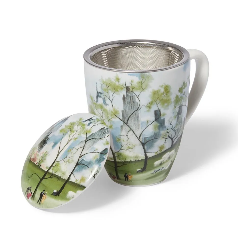 The Metropolitan Museum of Art Tableware*Dehn Spring In Central Park Covered Mug With Tea Infuser