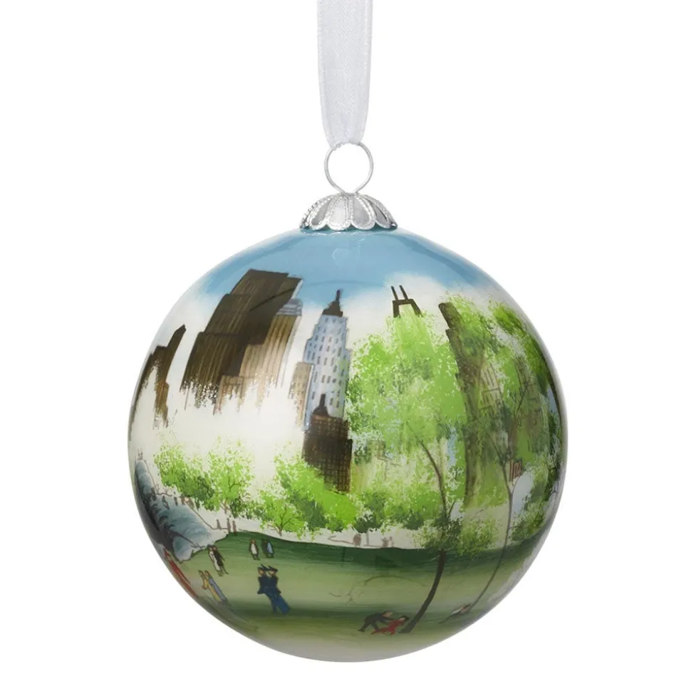 The Metropolitan Museum of Art Ornaments*Dehn Spring In Central Park Hand-Painted Glass Ornament