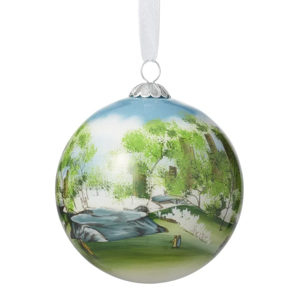 The Metropolitan Museum of Art Ornaments*Dehn Spring In Central Park Hand-Painted Glass Ornament