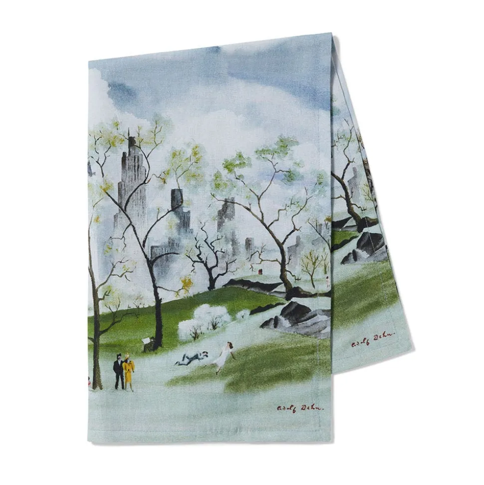 The Metropolitan Museum of Art Decorative Accents*Dehn Spring In Central Park Tea Towel