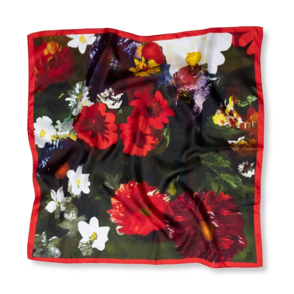 The Metropolitan Museum of Art Scarves & Wraps*Delacroix Basket Of Flowers Neckerchief