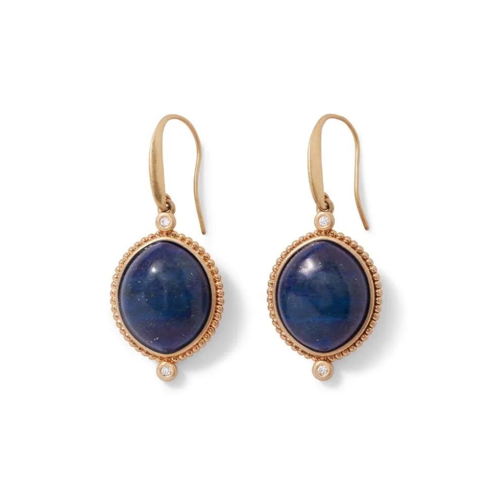 The Metropolitan Museum of Art Earrings*Egyptian Hathor Lapis Drop Earrings