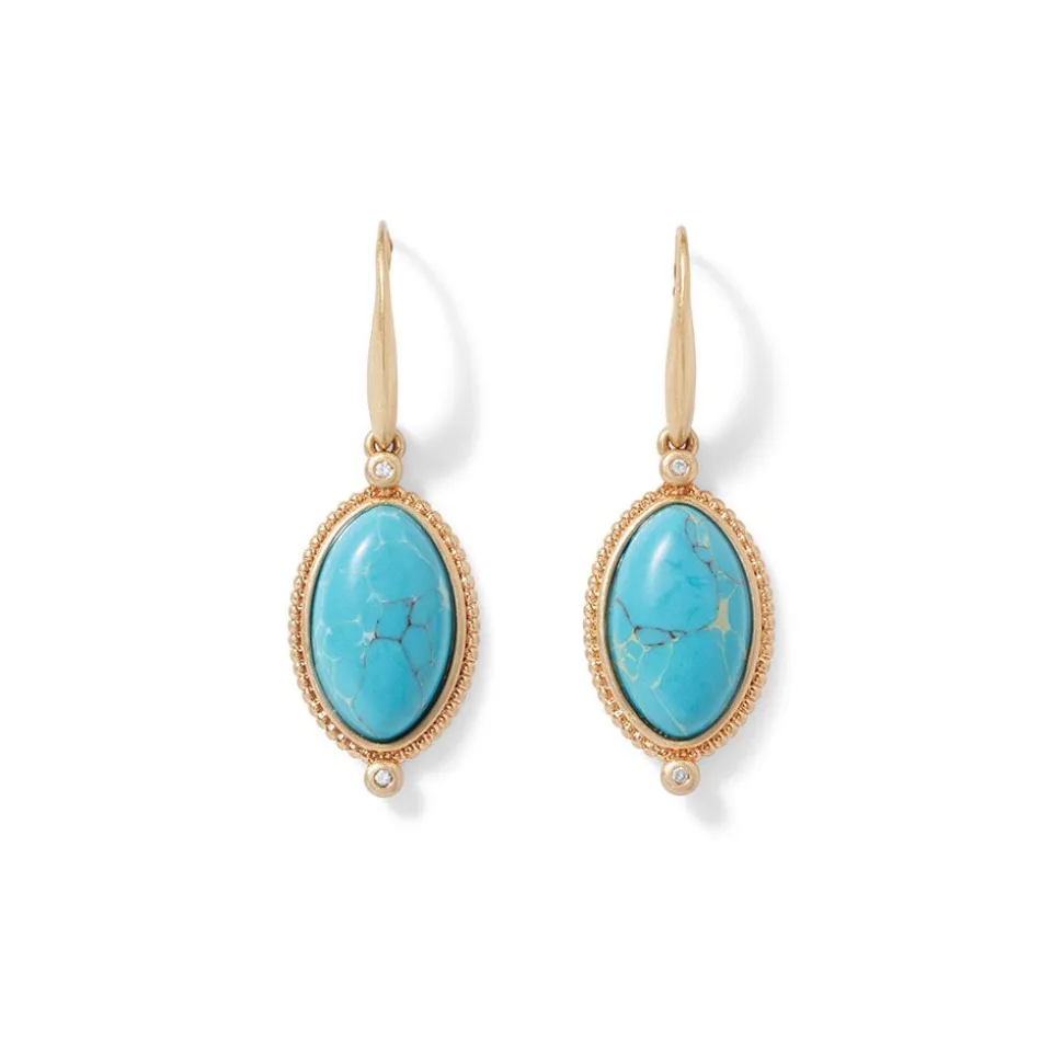 The Metropolitan Museum of Art Earrings*Egyptian Hathor Turquoise Drop Earrings