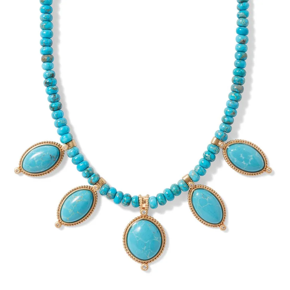 The Metropolitan Museum of Art Necklaces*Egyptian Hathor Turquoise Multi-Drop Necklace