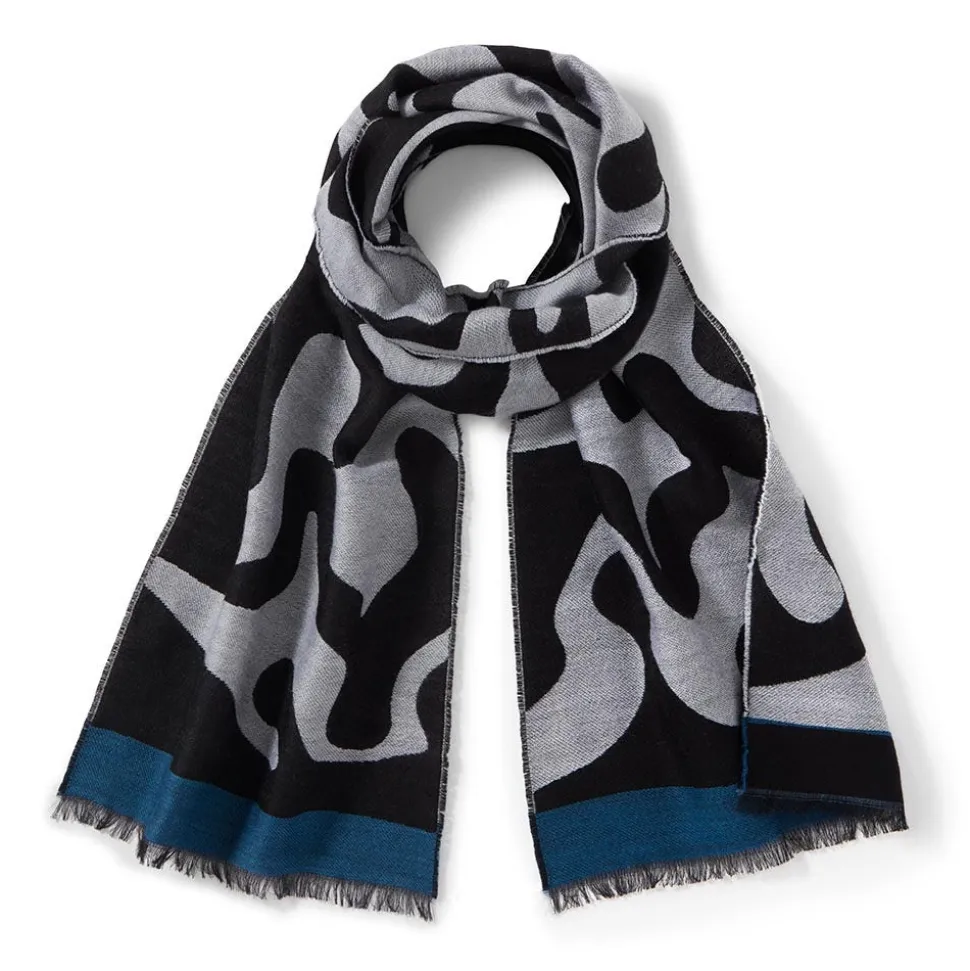 The Metropolitan Museum of Art Scarves & Wraps*Egyptian Swirled Glass Unisex Oblong Jacquard Scarf