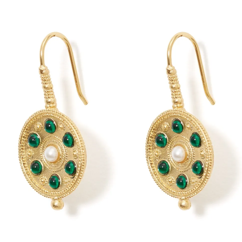 The Metropolitan Museum of Art Earrings*Embellished Disc Drop Earrings