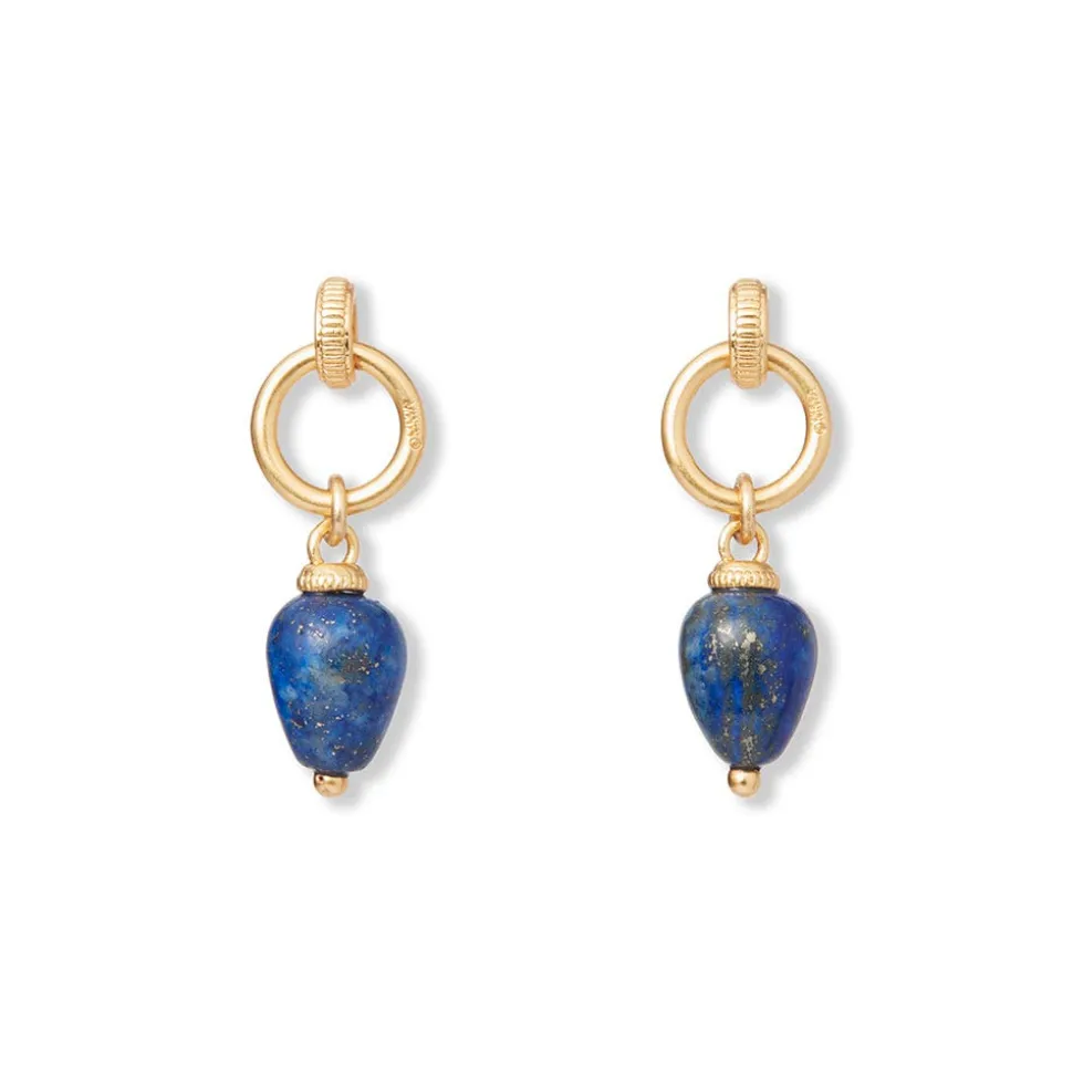 The Metropolitan Museum of Art Earrings*Etruscan Lapis Doorknocker Earrings