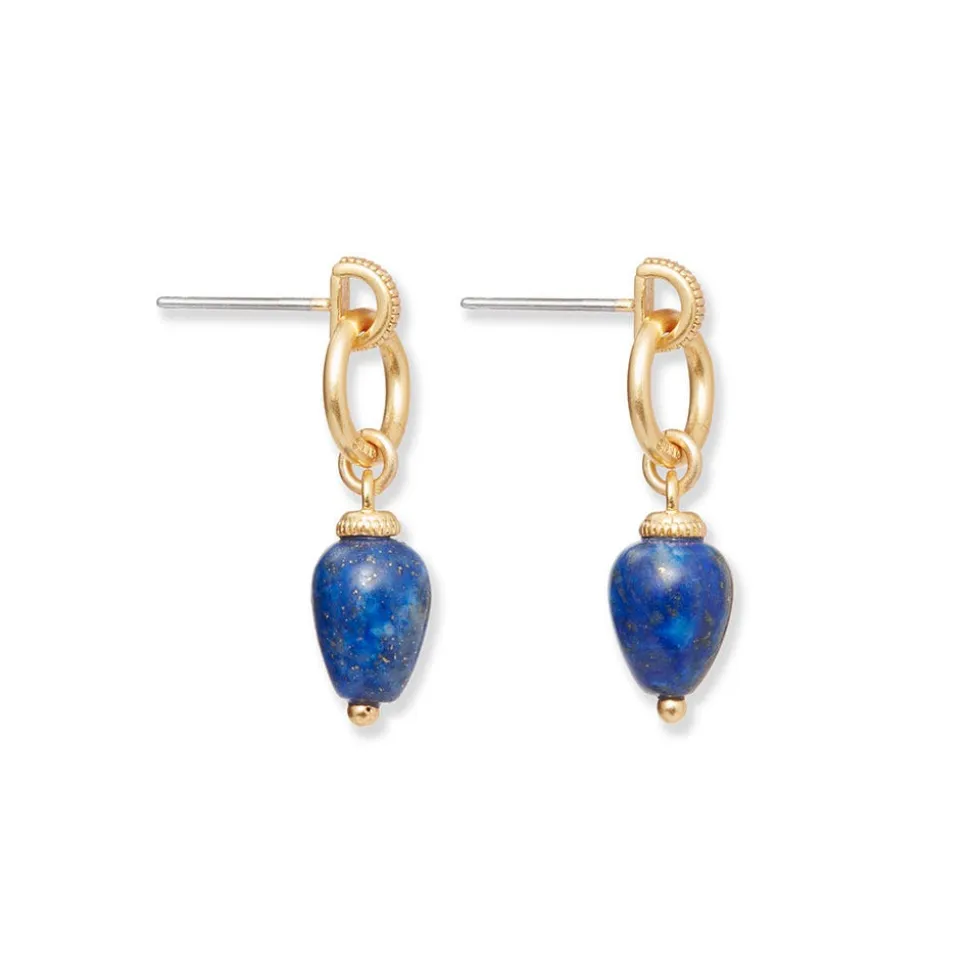 The Metropolitan Museum of Art Earrings*Etruscan Lapis Doorknocker Earrings