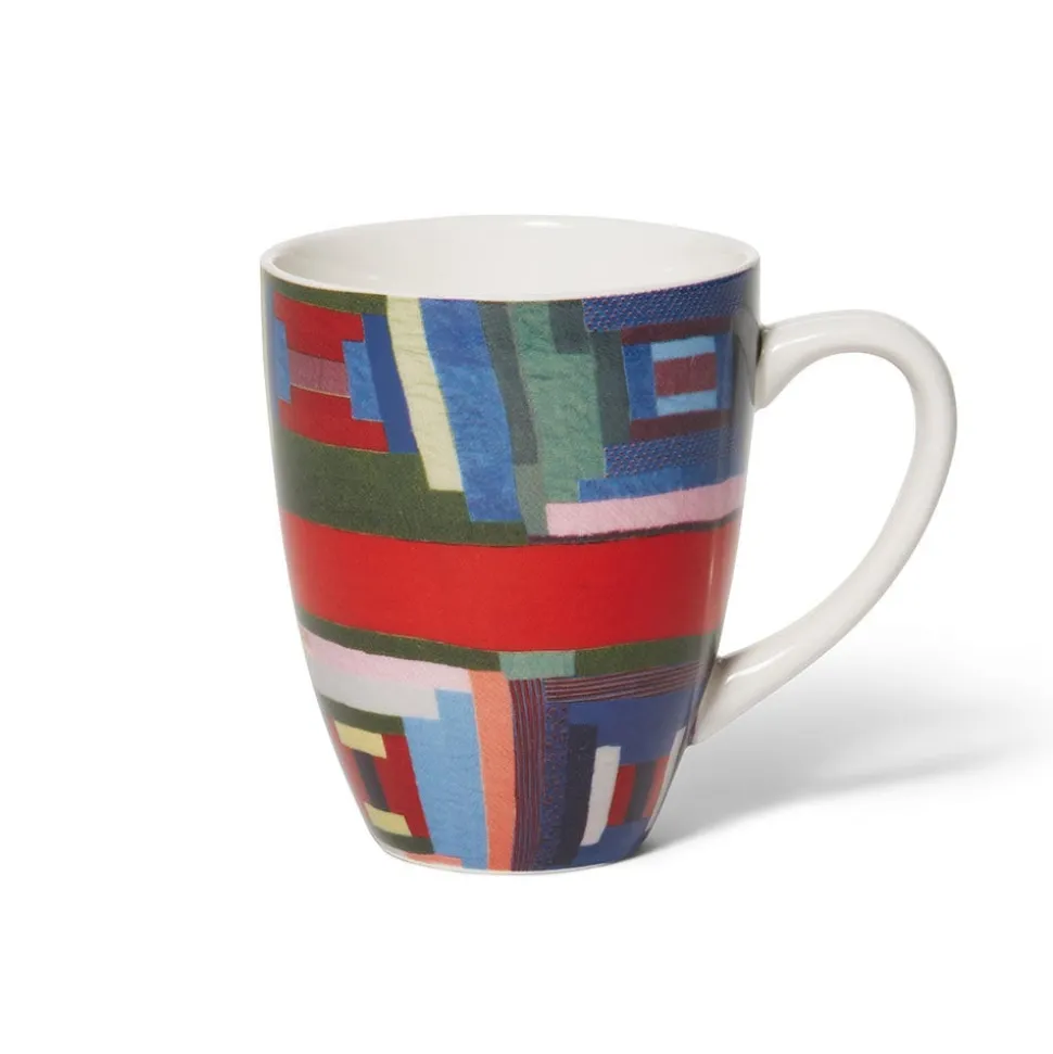 The Metropolitan Museum of Art Tableware*Gee'S Bend Pettway Quilt Design Covered Mug With Tea Infuser