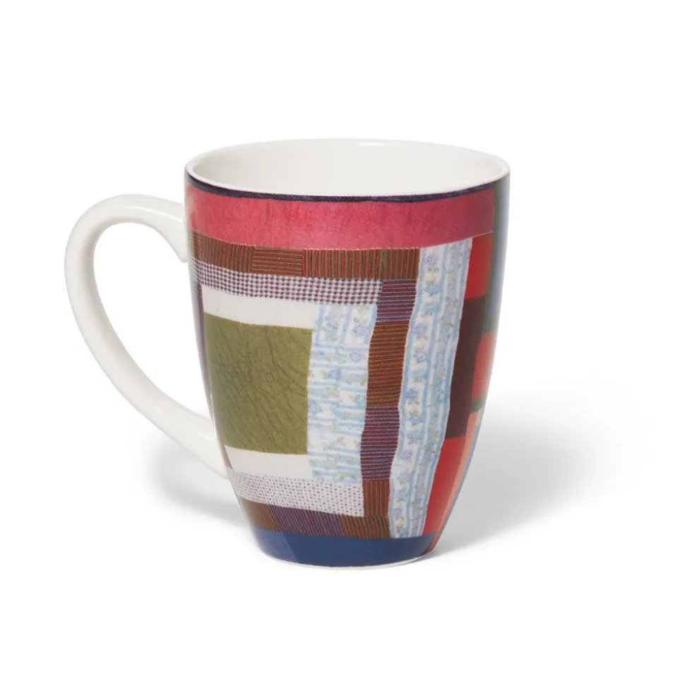 The Metropolitan Museum of Art Tableware*Gee'S Bend Pettway Quilt Design Covered Mug With Tea Infuser