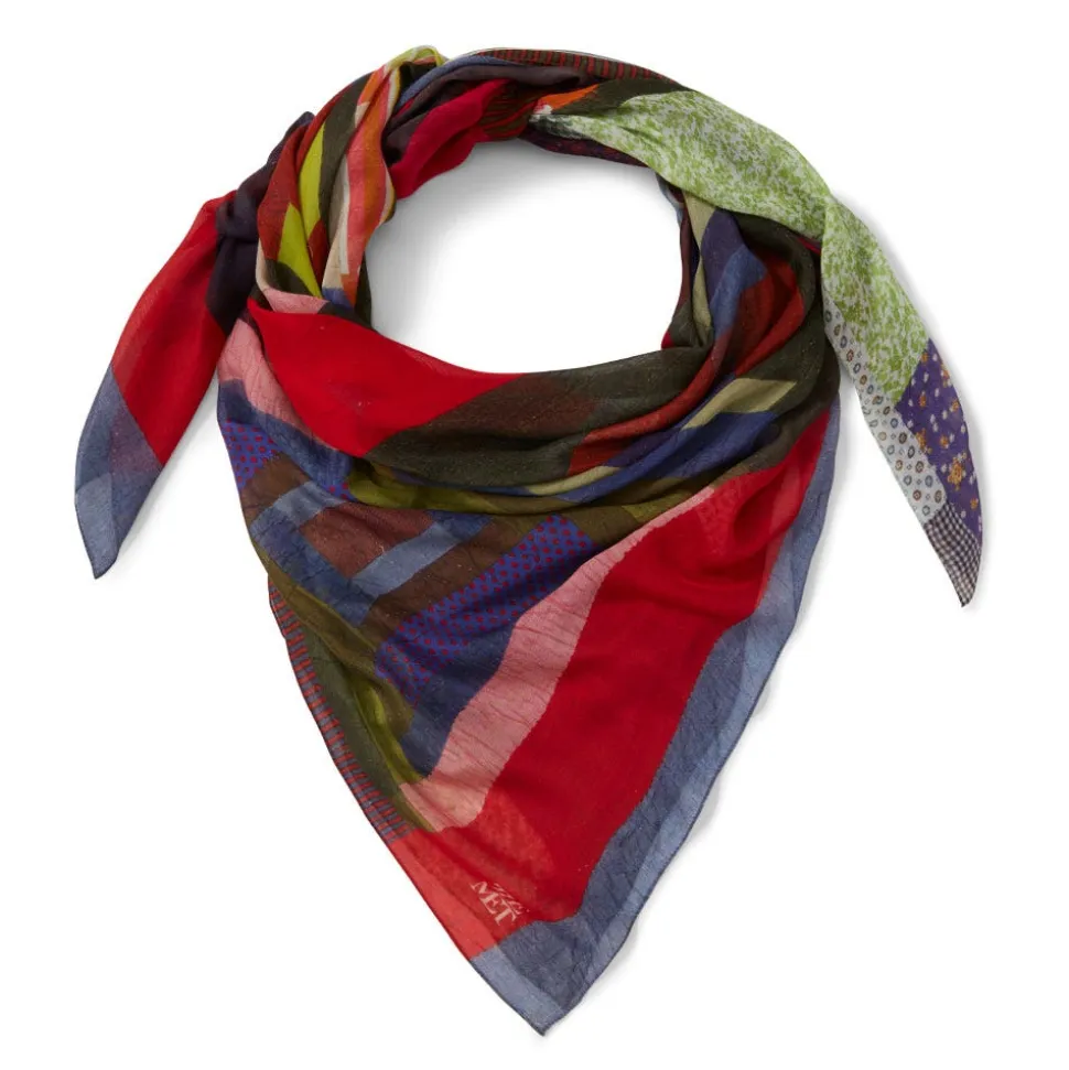 The Metropolitan Museum of Art Scarves & Wraps*Gee'S Bend Pettway Quilt Design Oblong Silk Scarf