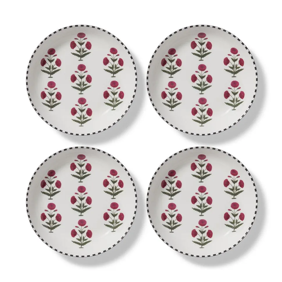 The Metropolitan Museum of Art Tableware*Good Earth Blooming Poppies Pasta Plate Set