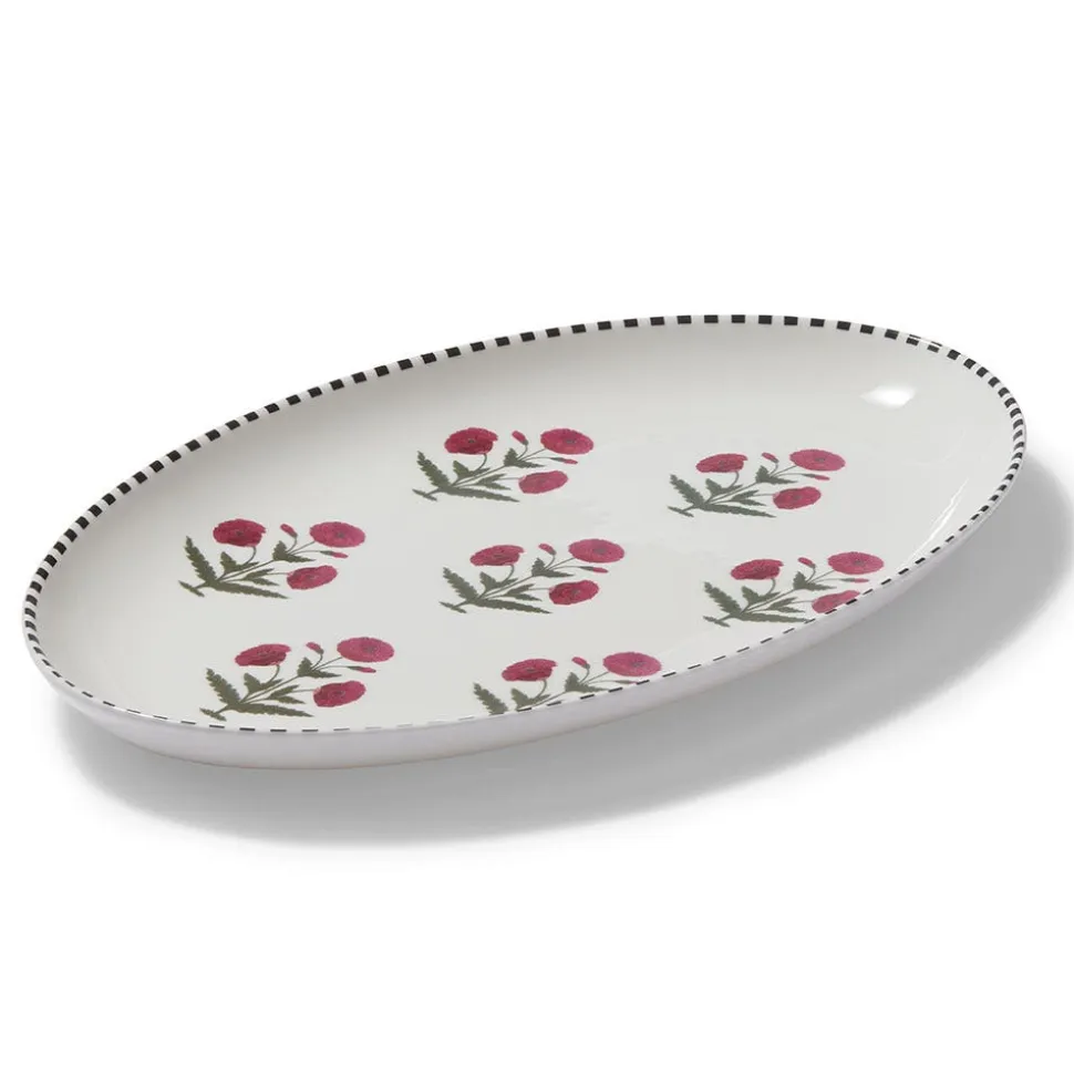 The Metropolitan Museum of Art Tableware*Good Earth Blooming Poppies Serving Dish