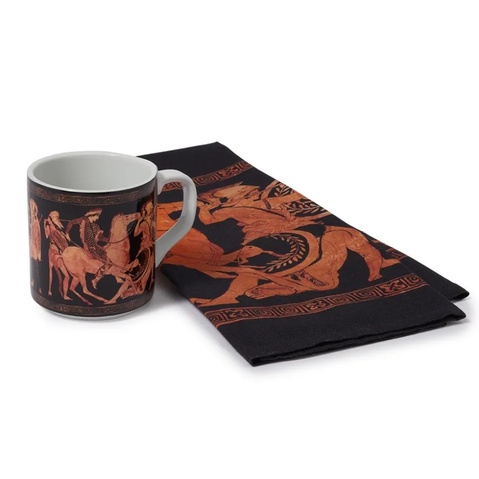 The Metropolitan Museum of Art Tableware*Greek Vase Mug And Tea Towel Set