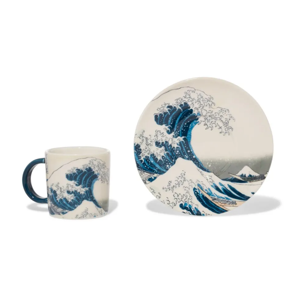 The Metropolitan Museum of Art Tableware*Hokusai Great Wave Espresso Cup And Saucer