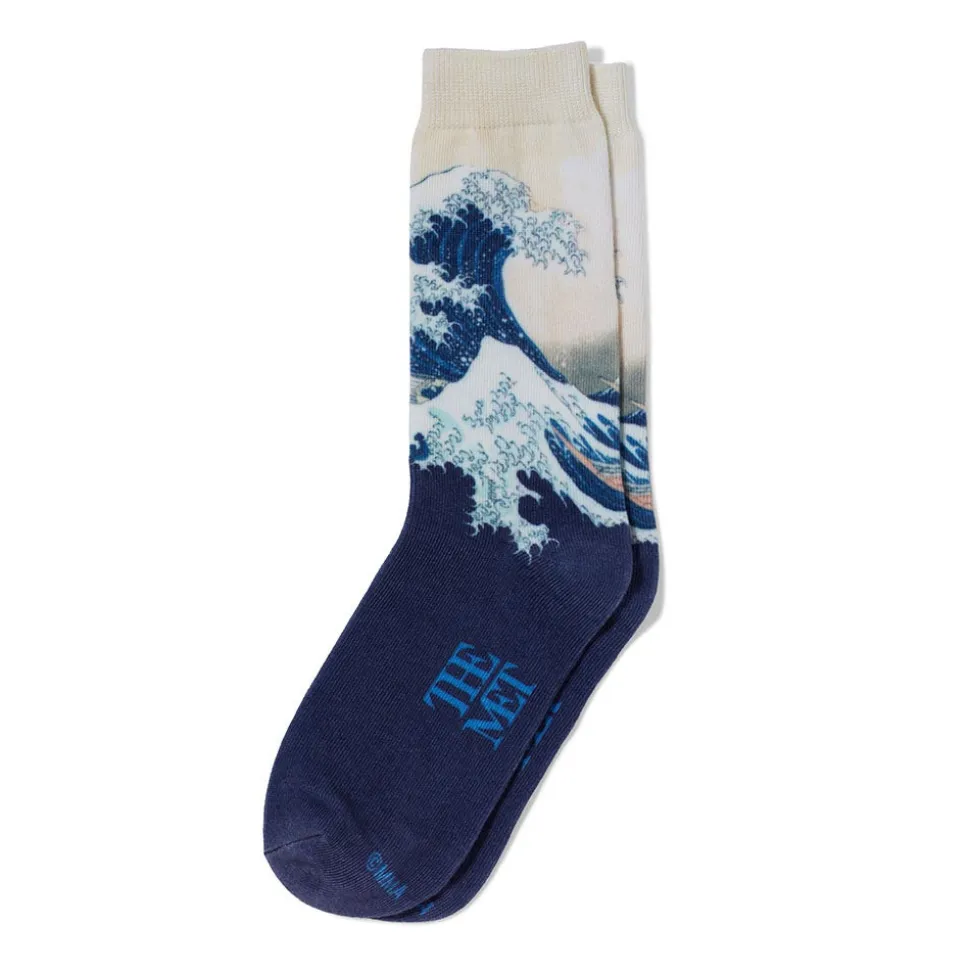 The Metropolitan Museum of Art Small Accessories*Hokusai Great Wave Men'S Socks