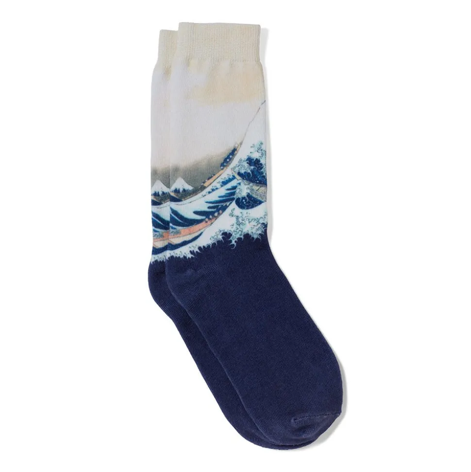 The Metropolitan Museum of Art Small Accessories*Hokusai Great Wave Men'S Socks