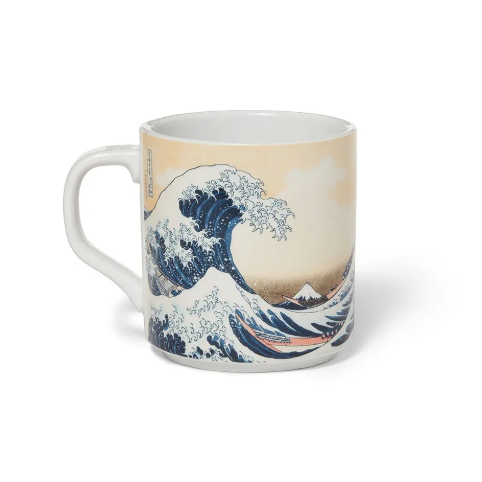 The Metropolitan Museum of Art Tableware*Hokusai Great Wave Mug And Tea Towel Set