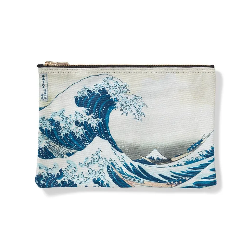 The Metropolitan Museum of Art Bags*Hokusai Great Wave Zip Pouch