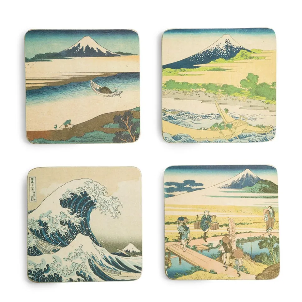 The Metropolitan Museum of Art Tableware*Hokusai Prints Coasters