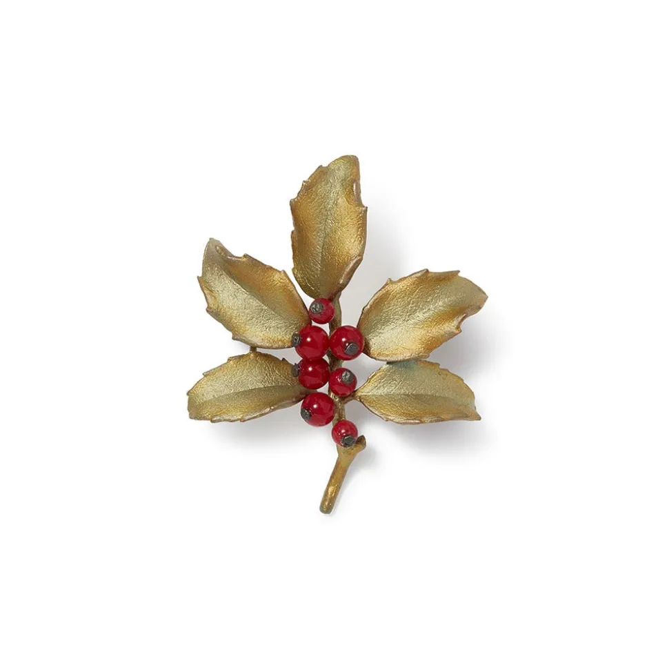 The Metropolitan Museum of Art Pins & Brooches*Holly Berry Jade Brooch