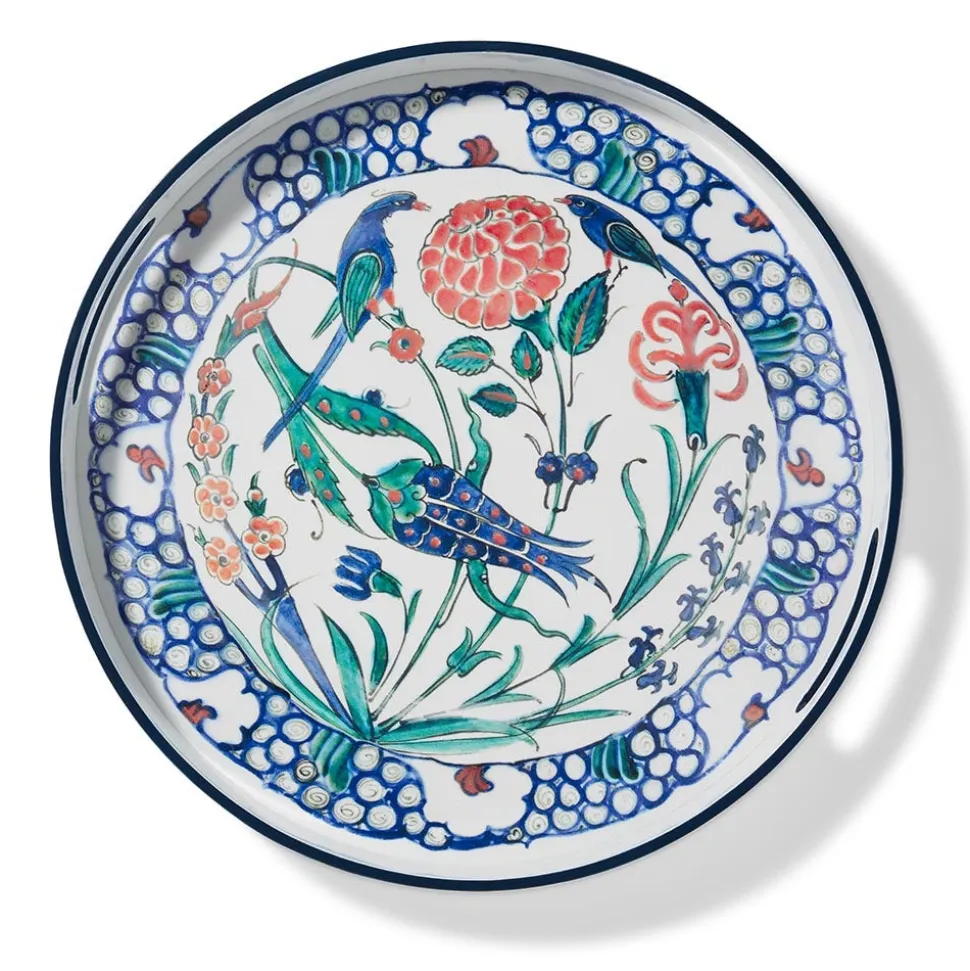 The Metropolitan Museum of Art Decorative Accents*Iznik Garden Round Lacquer Tray