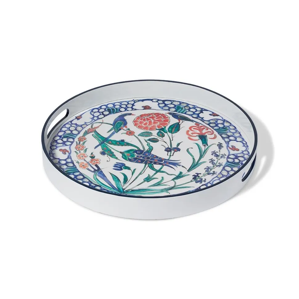 The Metropolitan Museum of Art Decorative Accents*Iznik Garden Round Lacquer Tray