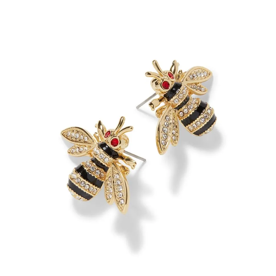 The Metropolitan Museum of Art Earrings*Jeweled Bee Stud Earrings