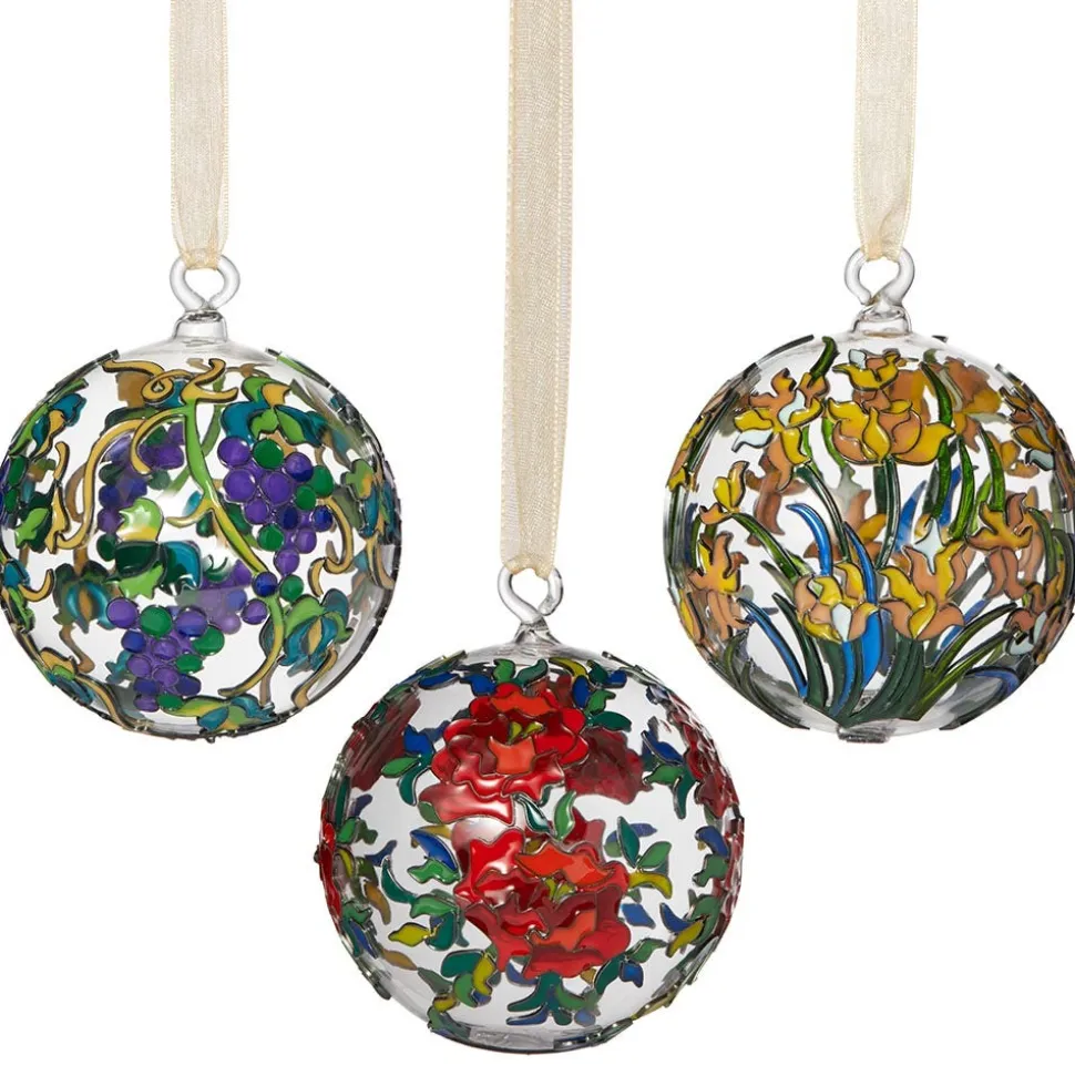 The Metropolitan Museum of Art Ornaments*Louis C. Tiffany Flora Cloisonne Ornament Set