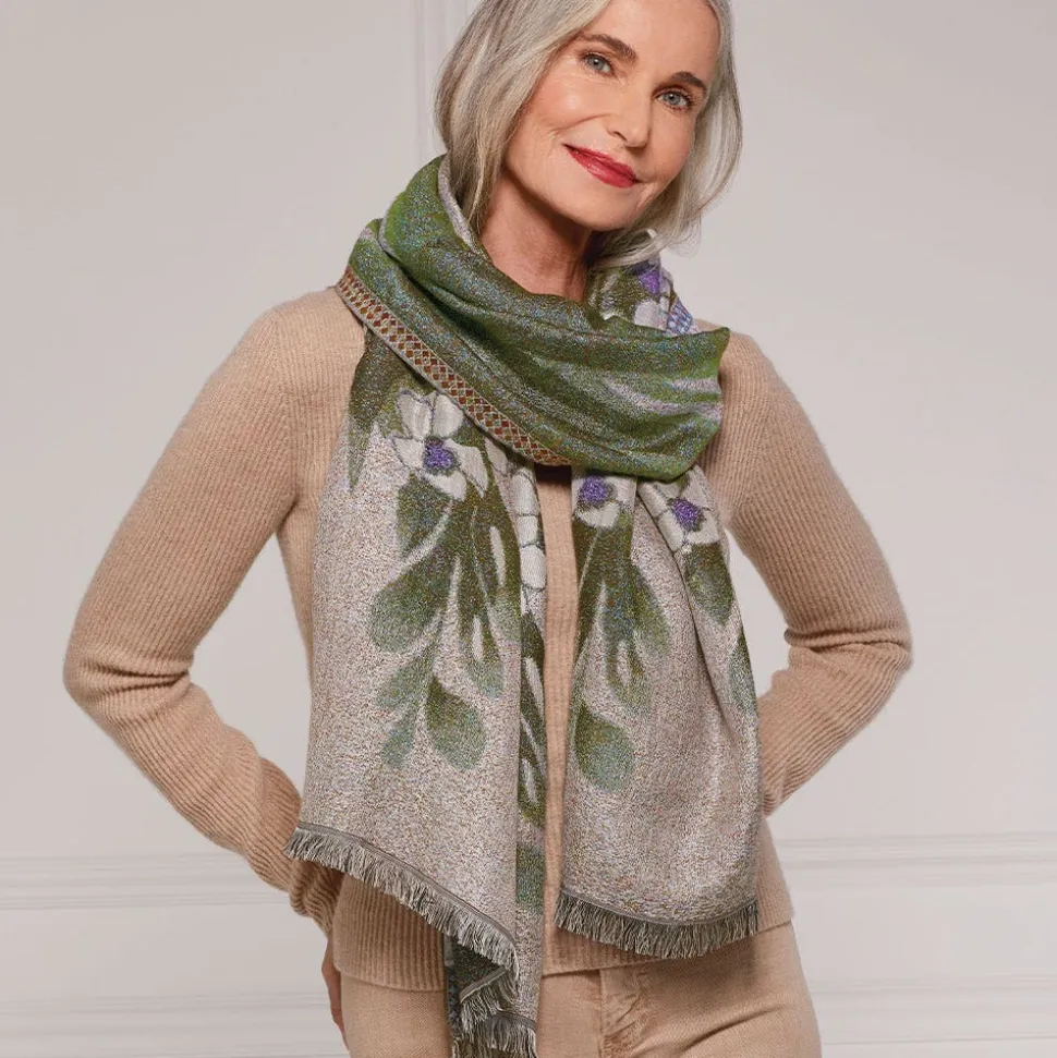 The Metropolitan Museum of Art Scarves & Wraps*Louis C. Tiffany Gladioli Wool-Blend Shawl