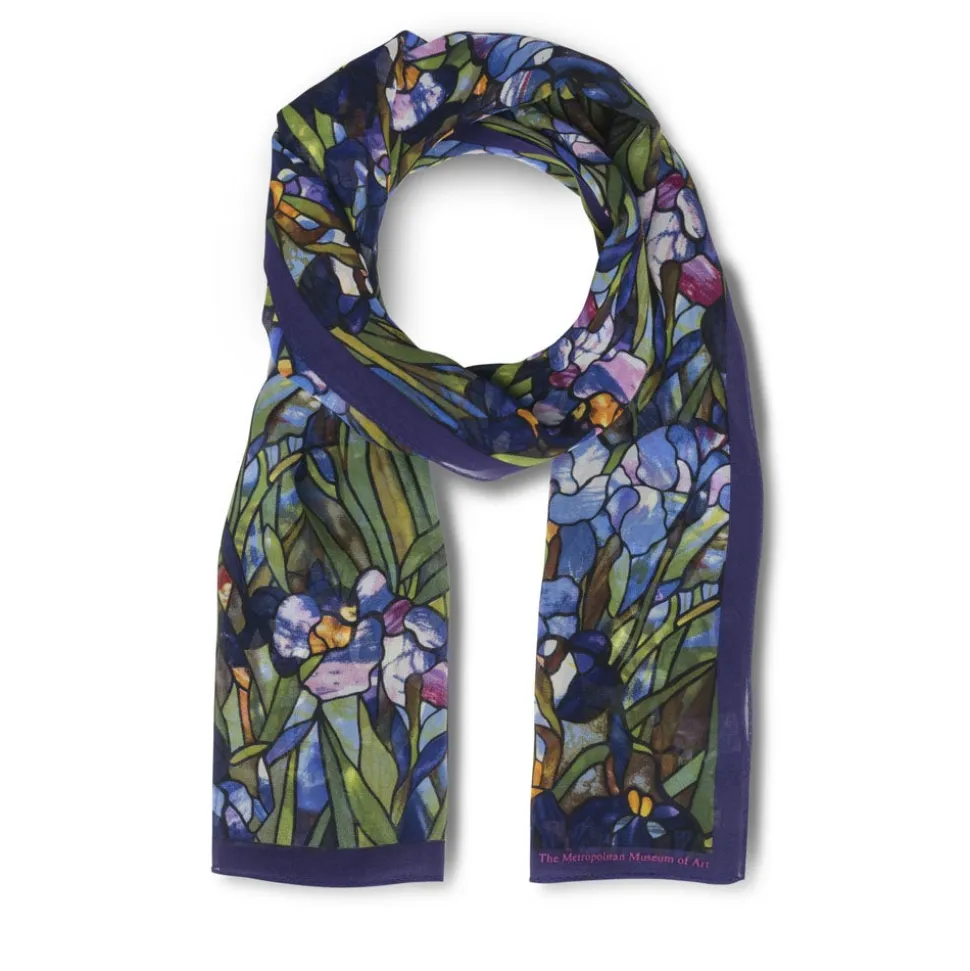 The Metropolitan Museum of Art Scarves & Wraps*Louis C. Tiffany Irises Oblong Silk Scarf