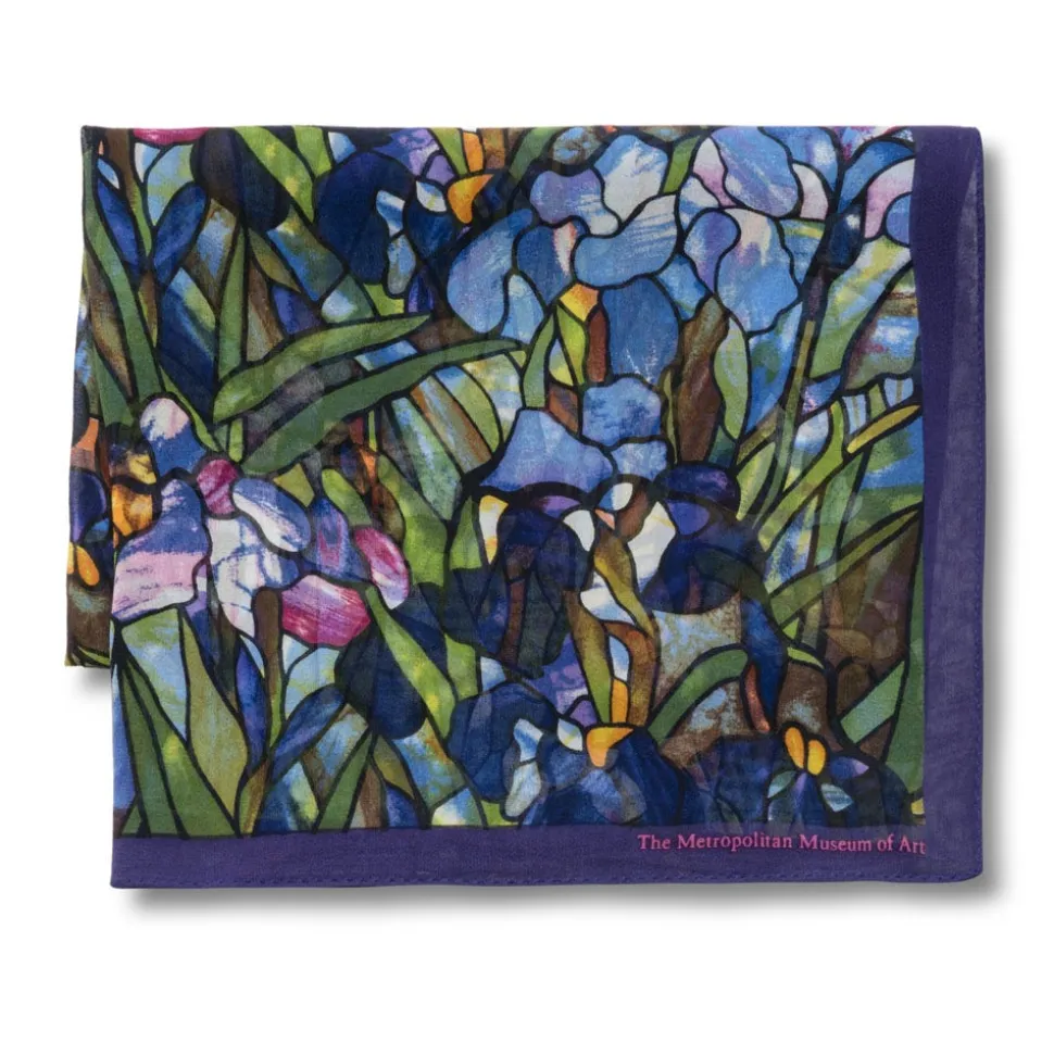 The Metropolitan Museum of Art Scarves & Wraps*Louis C. Tiffany Irises Oblong Silk Scarf