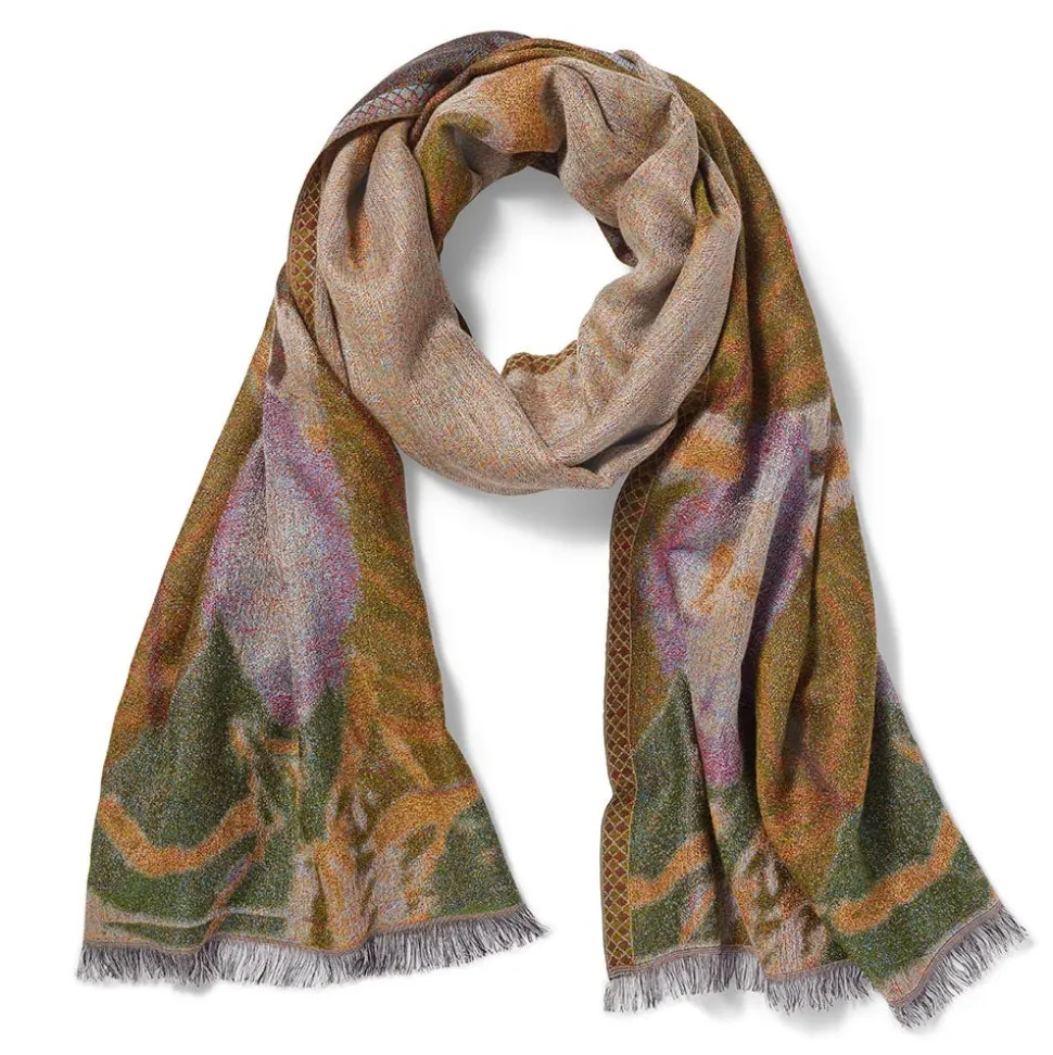 The Metropolitan Museum of Art Scarves & Wraps*Louis C. Tiffany Morning Glories Wool-Blend Shawl