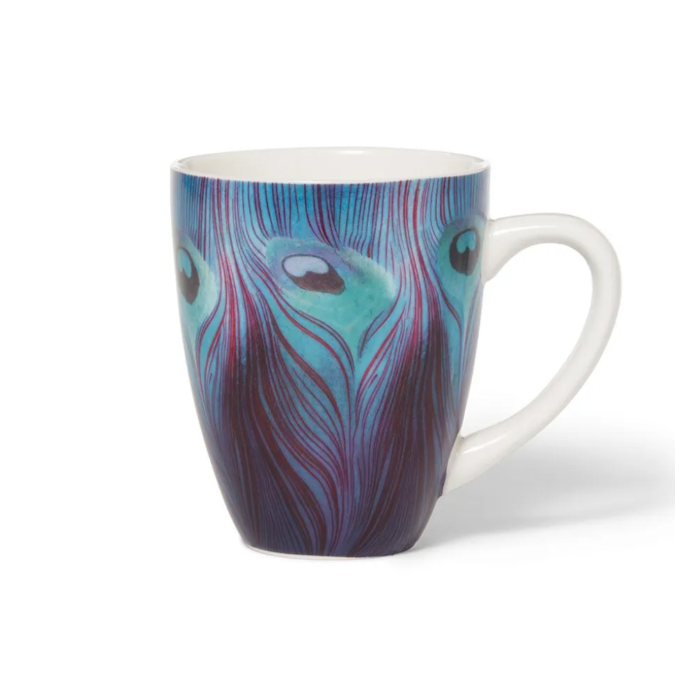 The Metropolitan Museum of Art Tableware*Louis C. Tiffany Peacock Feather Covered Mug With Tea Infuser